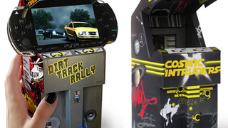 Flatpack Cardboard Mini Arcade Pimps Your PSP Into Something Awesome